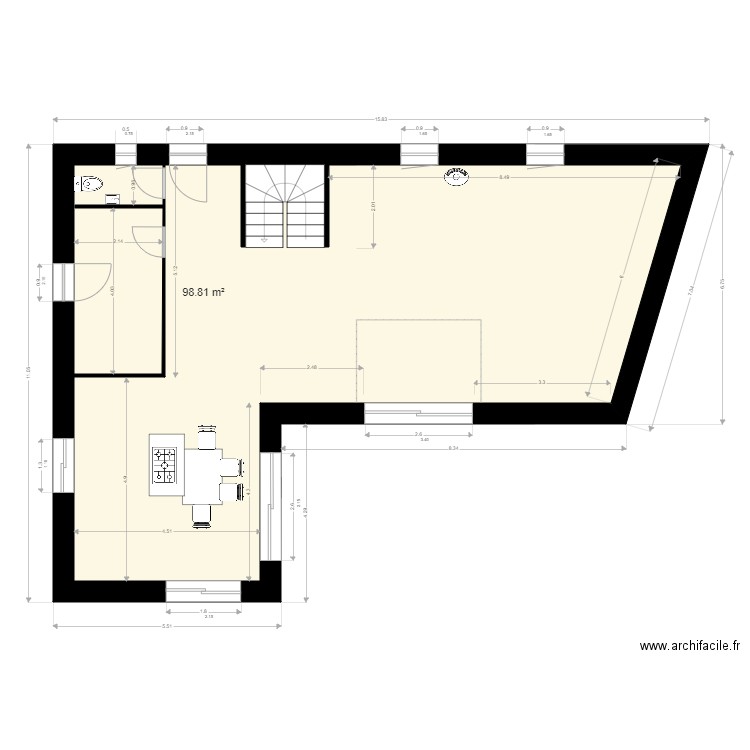 maison corseul ss chambre. Plan de 0 pièce et 0 m2