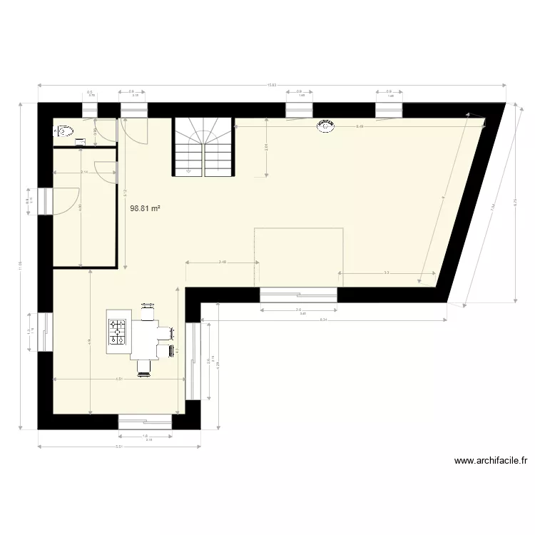 maison corseul ss chambre. Plan de 