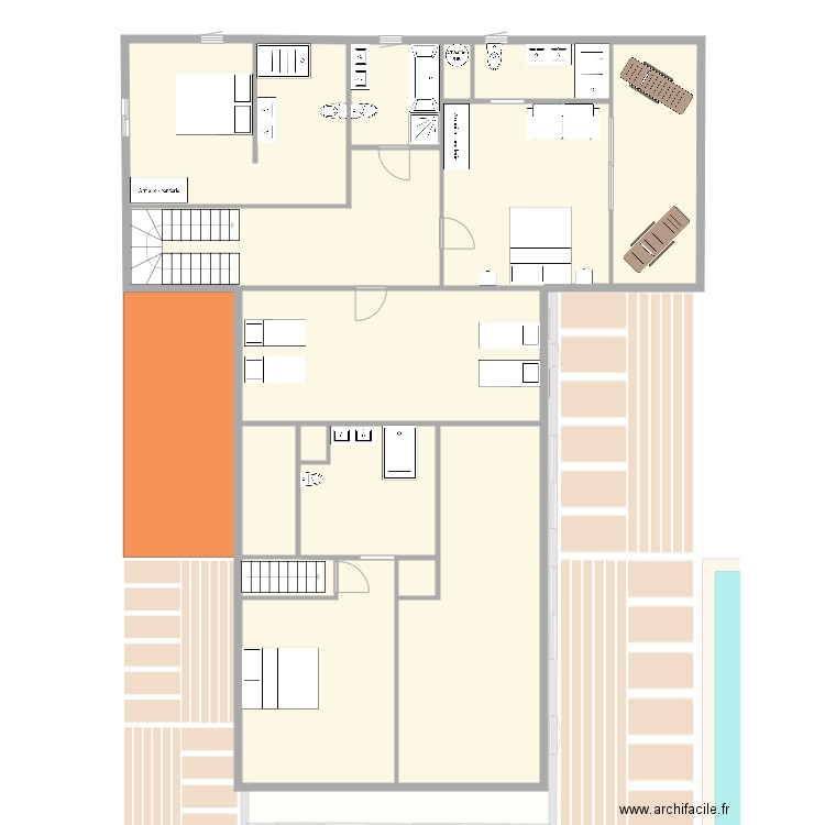 plans définitifs brognon étage et rdc. Plan de 0 pièce et 0 m2