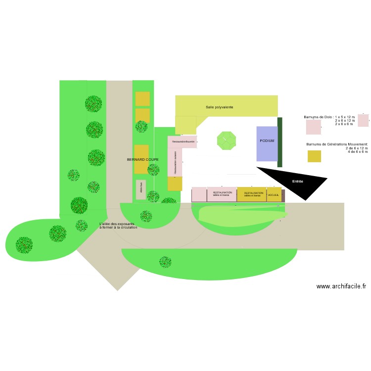 DOLO IMPLANTATION. Plan de 0 pièce et 0 m2