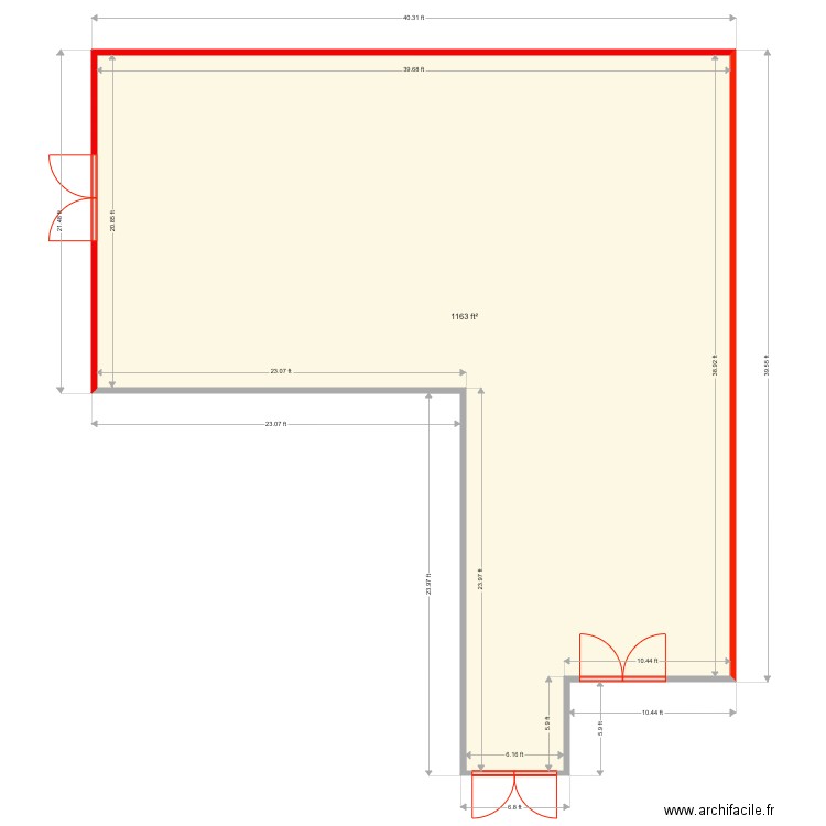 VRE. Plan de 0 pièce et 0 m2