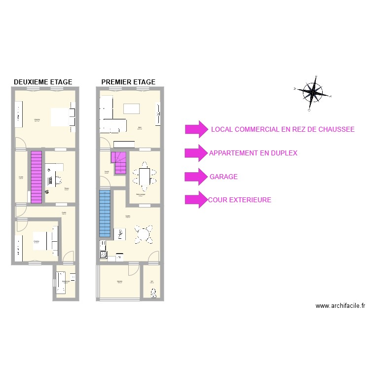 Roussel. Plan de 0 pièce et 0 m2