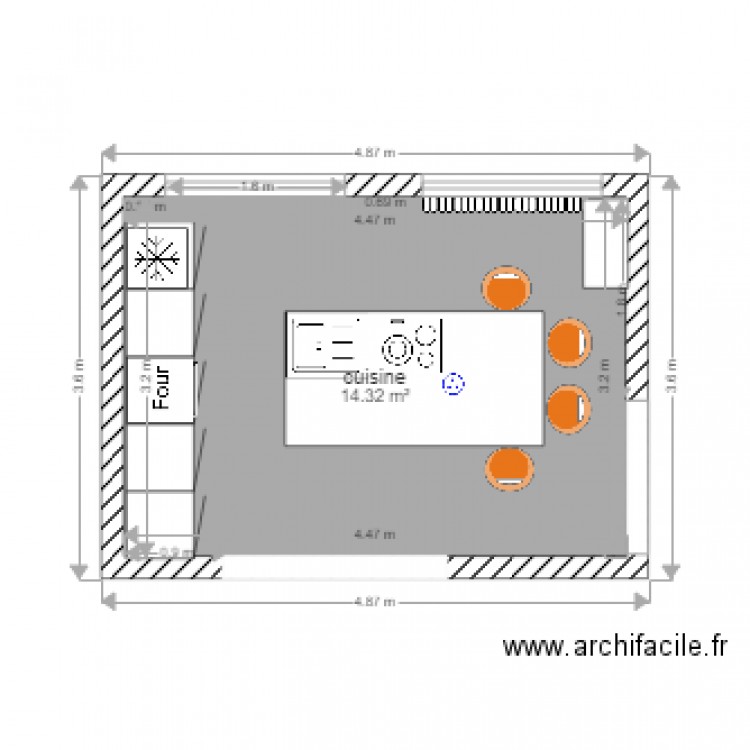 cuisine 2020. Plan de 0 pièce et 0 m2