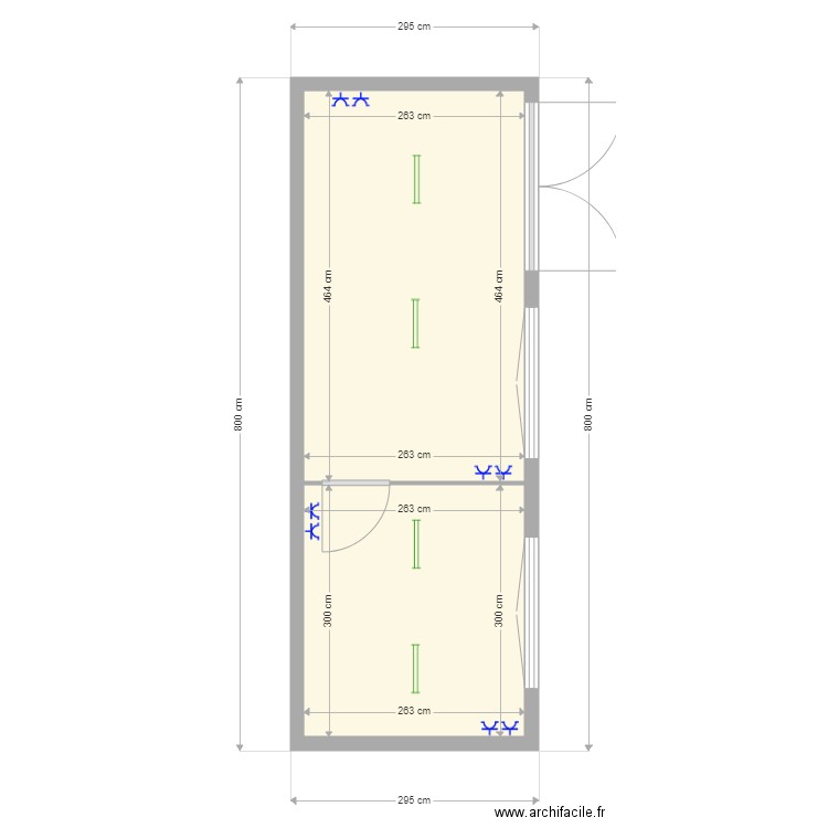 Walvert 8 m . Plan de 0 pièce et 0 m2