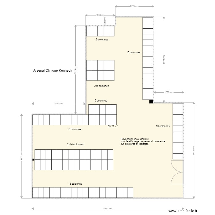 Clinique Kennedy. Plan de 0 pièce et 0 m2