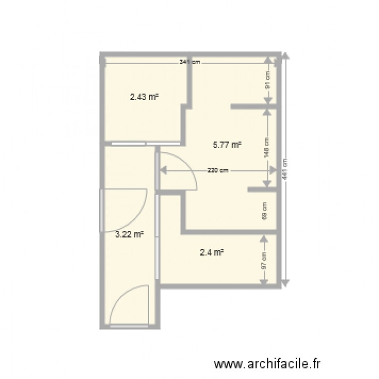 Plan sdb réseaux eau. Plan de 0 pièce et 0 m2