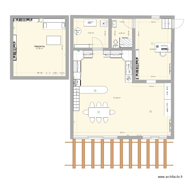 nouvelle pièce. Plan de 0 pièce et 0 m2