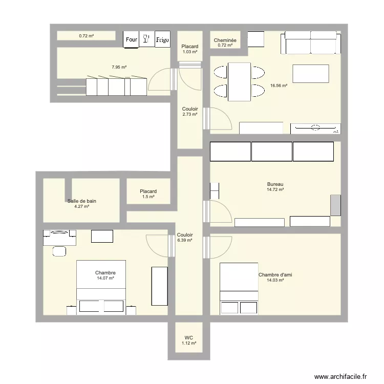 Chalons en Champagne. Plan de 