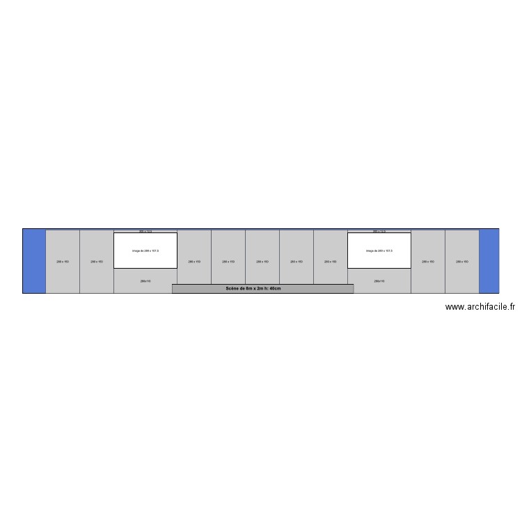 Mur Kempinski exemple. Plan de 0 pièce et 0 m2