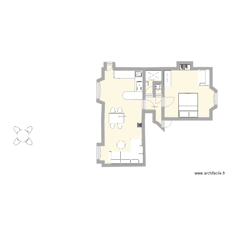 GITE JURA modif. Plan de 0 pièce et 0 m2