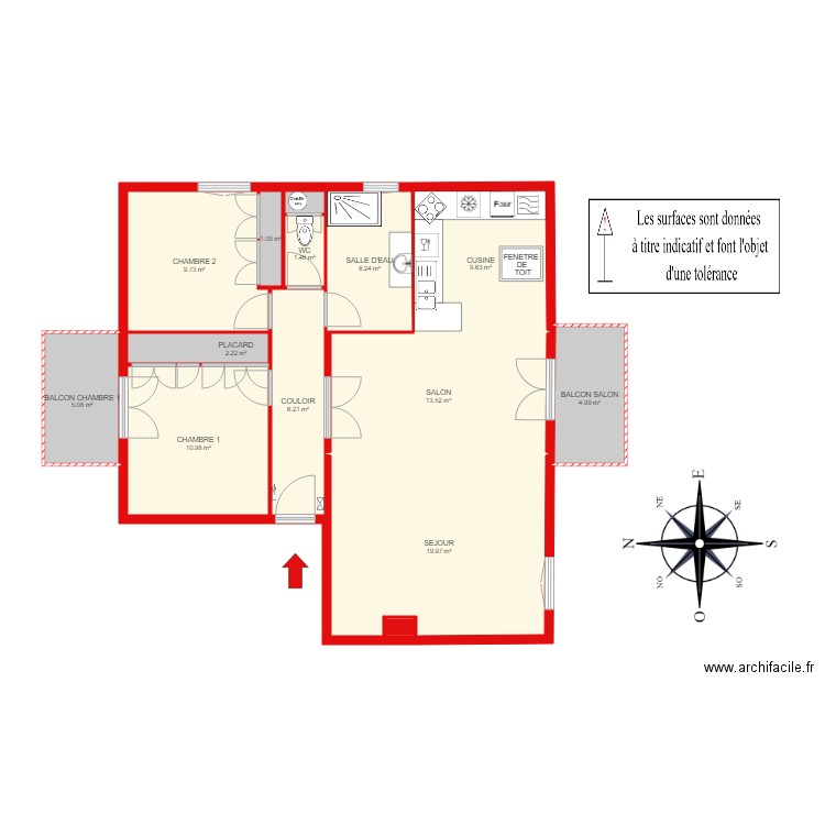 BI 6105. Plan de 0 pièce et 0 m2