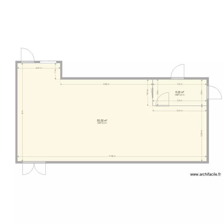 Bureau transport. Plan de 