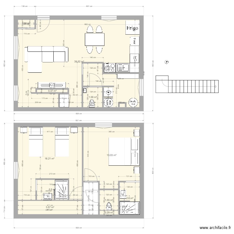 Boussieres. Plan de 0 pièce et 0 m2