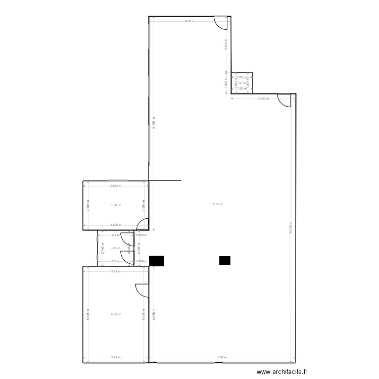 paseo de la castellana 127 1ºb. Plan de 0 pièce et 0 m2