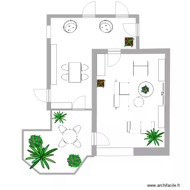 a DI BABIERA. Plan de 