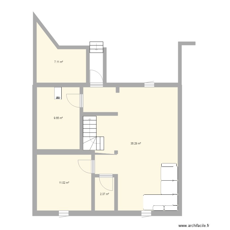 ENTRESOL. Plan de 0 pièce et 0 m2