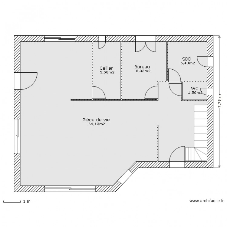Plan. Plan de 0 pièce et 0 m2