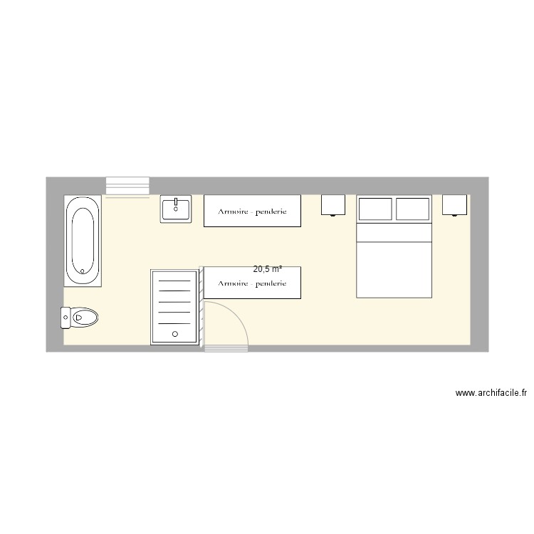 agrandissement. Plan de 0 pièce et 0 m2