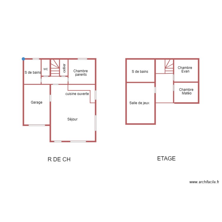 MAISON DELMAS. Plan de 0 pièce et 0 m2