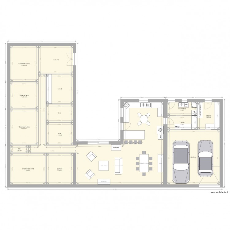 Ma maison idéale v2. Plan de 0 pièce et 0 m2