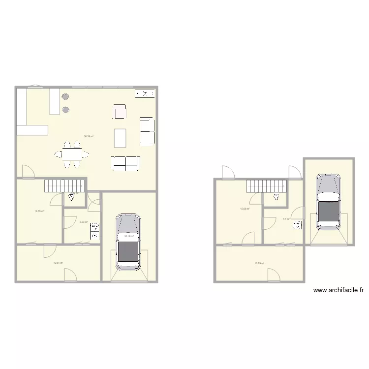 Maison Elleviou. Plan de 