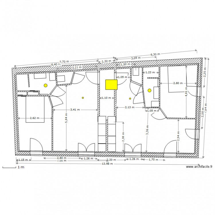 1 etage. Plan de 0 pièce et 0 m2