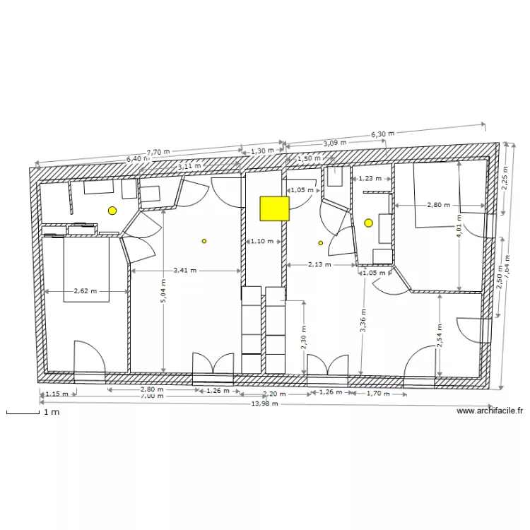 1 etage. Plan de 1 etage. Plan de