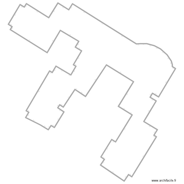 HOPITAL ALBERT 10. Plan de 1 pièce et 1258 m2