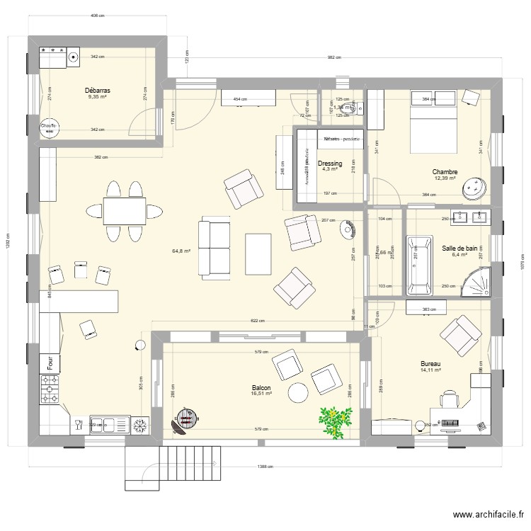 BERNADETTE 3. Plan de 0 pièce et 0 m2