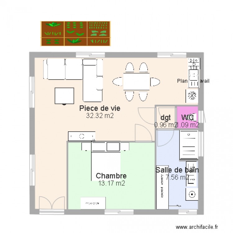 maison gardien critt. Plan de 0 pièce et 0 m2