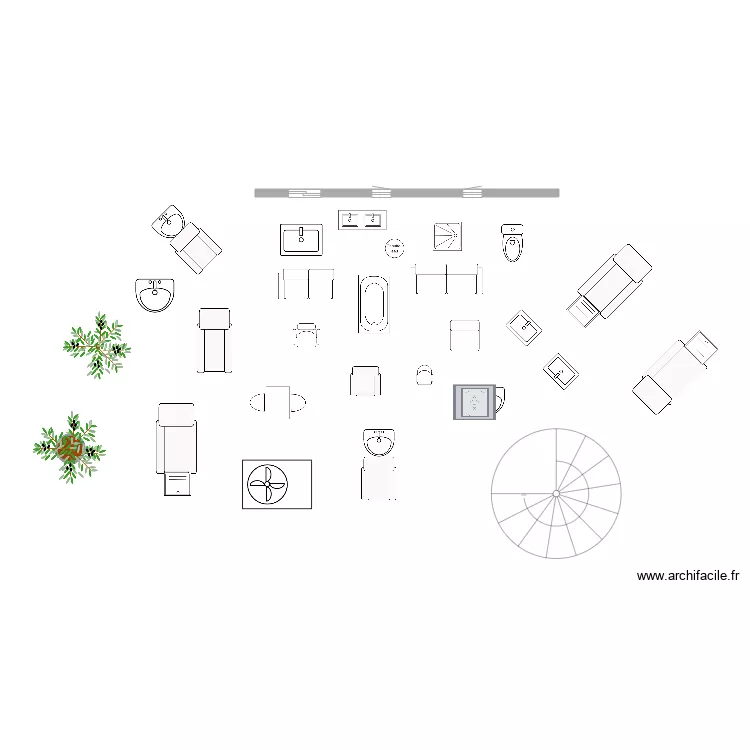 logo fauteuil . Plan de 