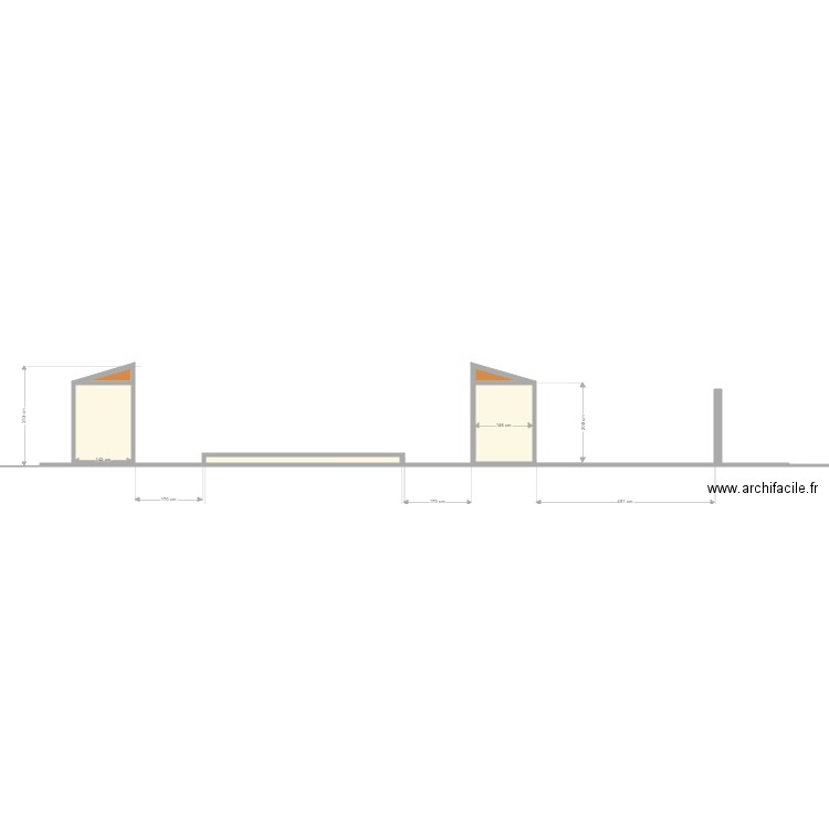 Plan de Coupe Locaux techniques. Plan de 0 pièce et 0 m2