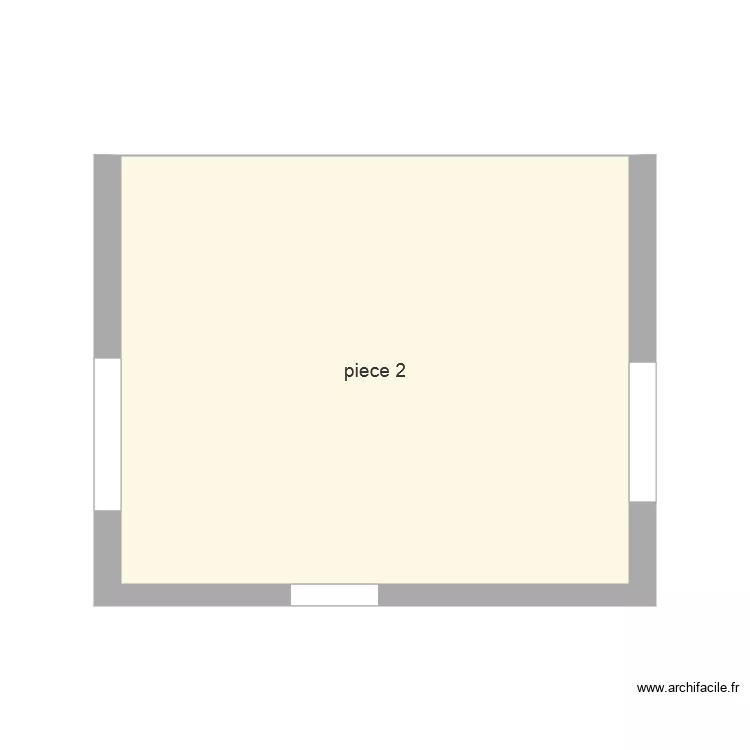 piece 2 bas. Plan de 