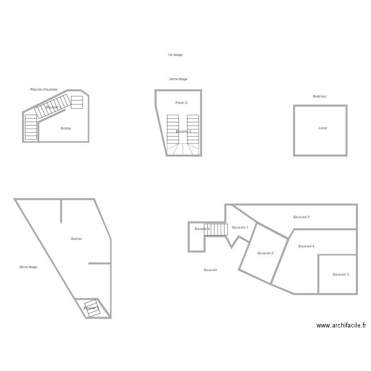 tivoli partie communes. Plan de 0 pièce et 0 m2