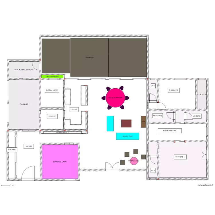 HOUSE1. Plan de 