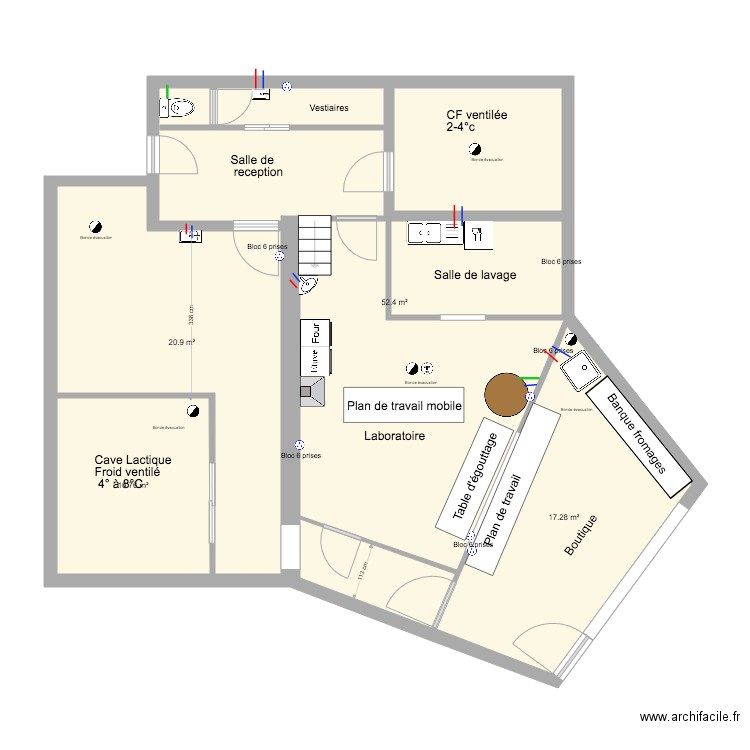 Laiterie Agrément 4. Plan de 0 pièce et 0 m2