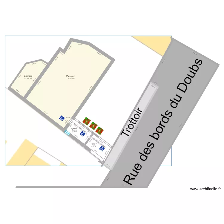 Bucher Sauni&egrave;res 2. Plan de 