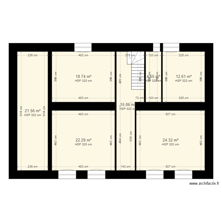 IMPERIALE Existant. Plan de 0 pièce et 0 m2