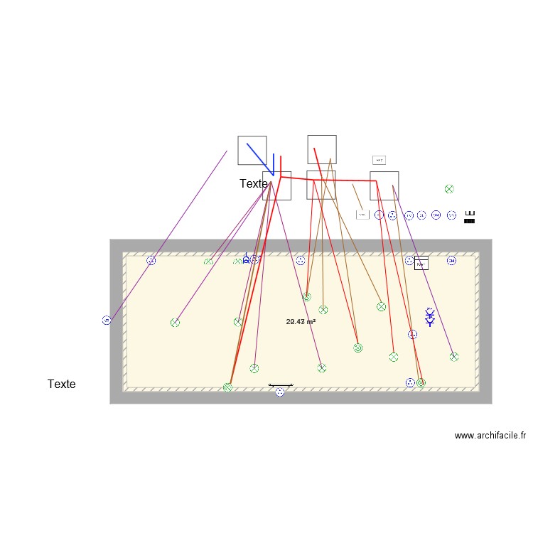 salle de bain elec. Plan de 0 pièce et 0 m2