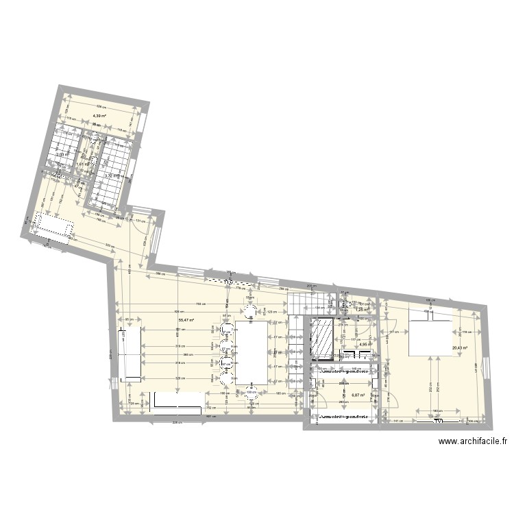 Aubernon 3e. Plan de 0 pièce et 0 m2