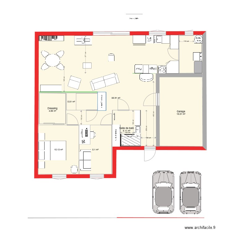 raymonde version jc. Plan de 0 pièce et 0 m2