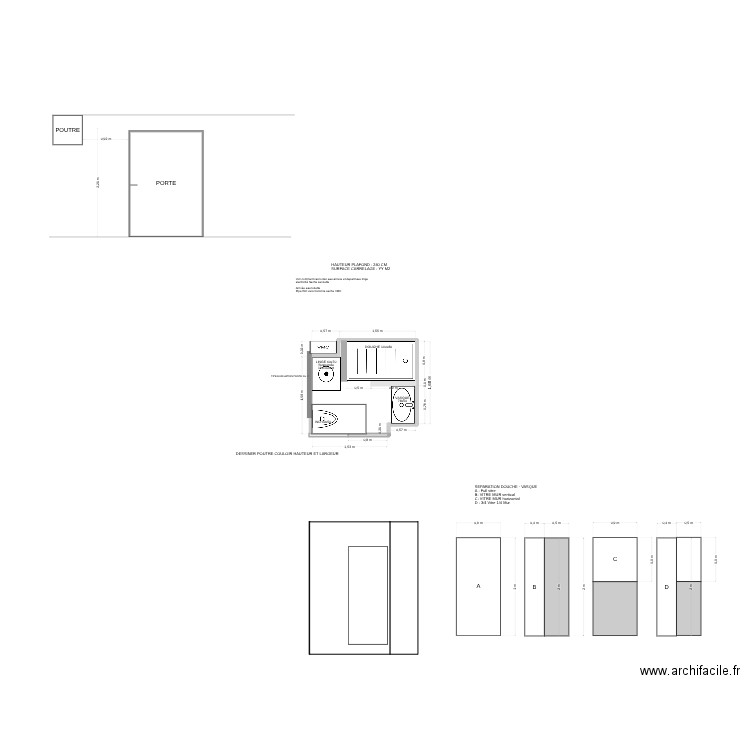 SDB DEC25 V2. Plan de 0 pièce et 0 m2