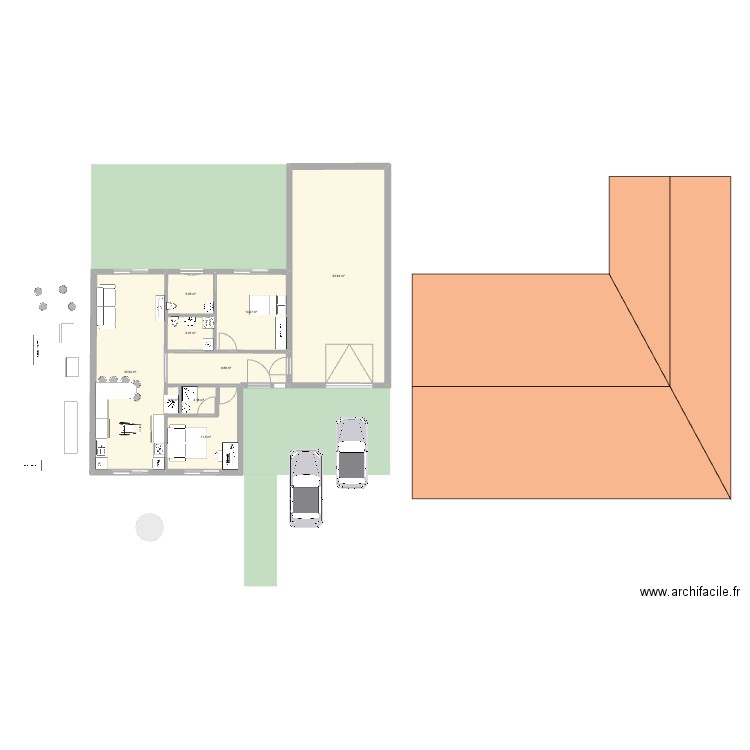 Papa 84+53. Plan de 0 pièce et 0 m2