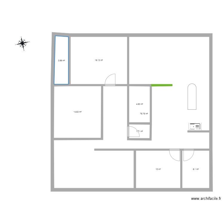 Projet 2. Plan de 0 pièce et 0 m2