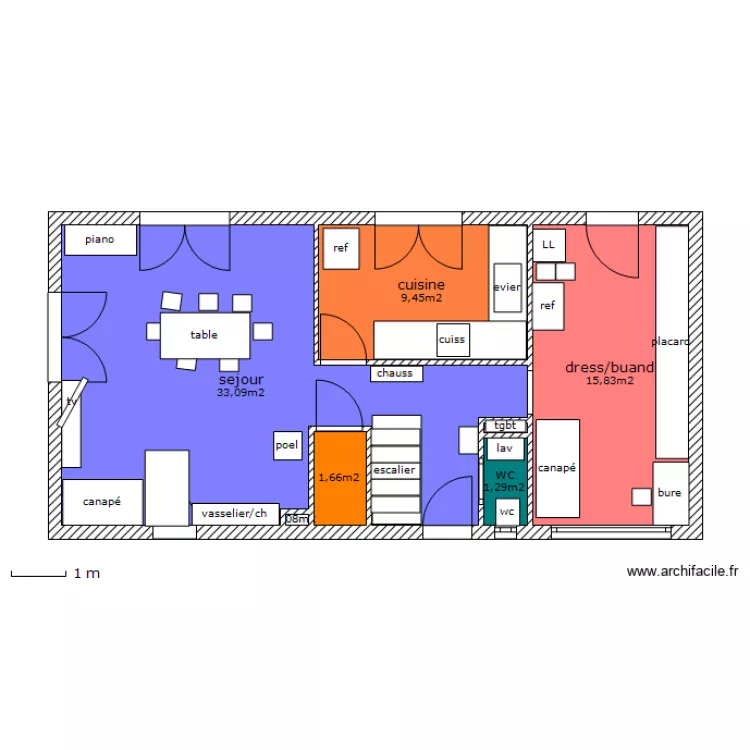rez de chauss&eacute;. Plan de 