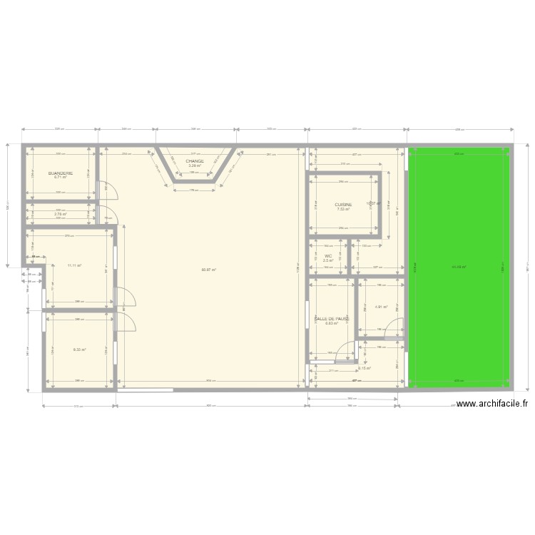 PROJET PARMAIN V. Plan de 0 pièce et 0 m2