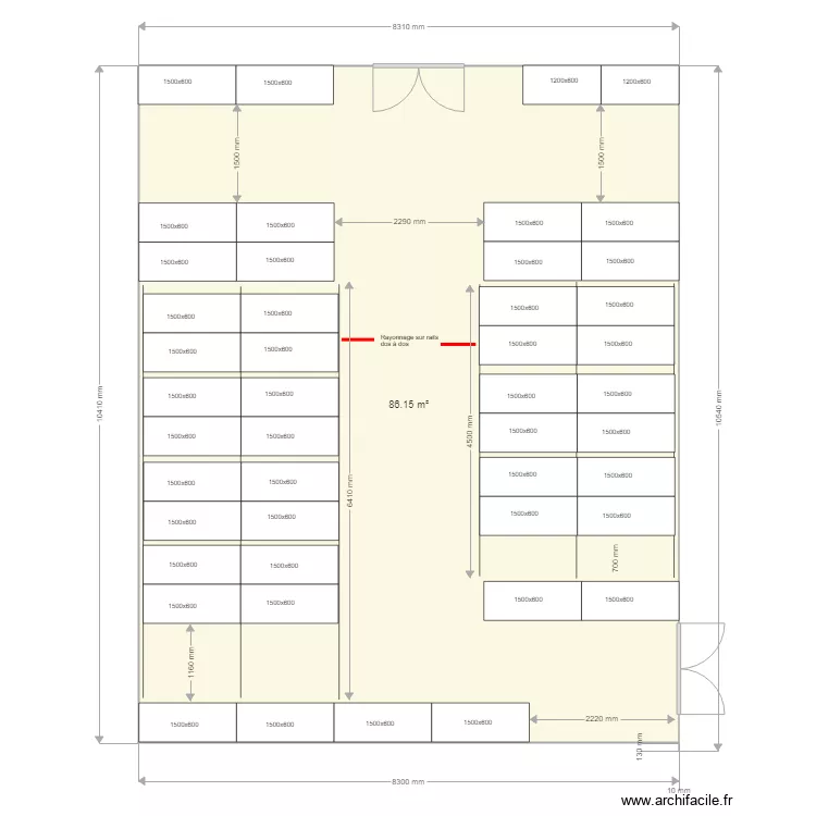 Medipole Garonne DE19 1486 Bis. Plan de 