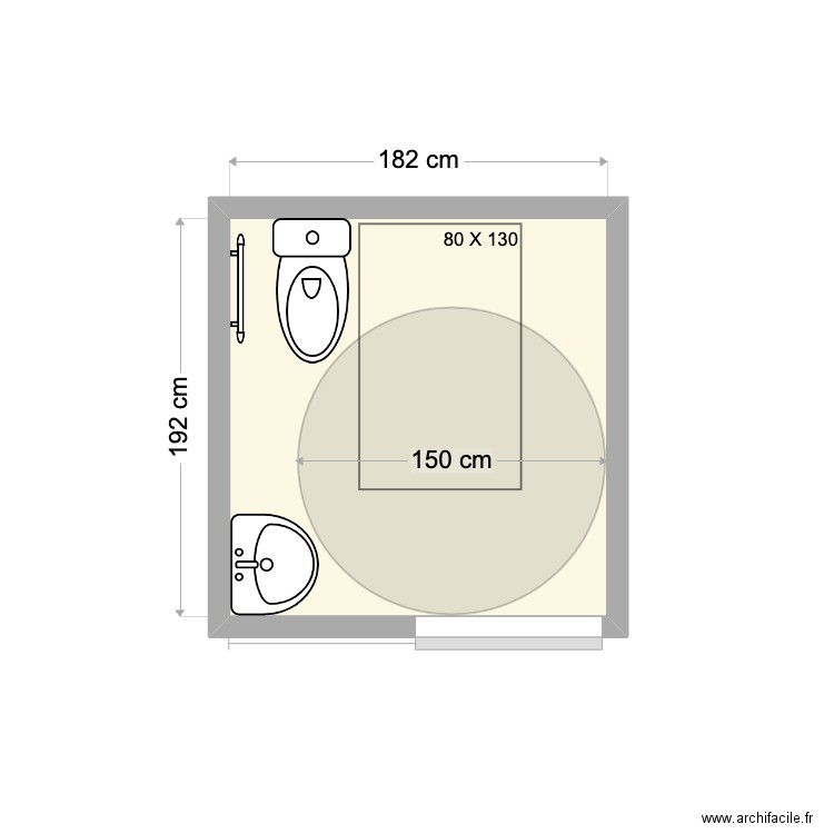 SANITAIRE CHAT GALAURE. Plan de 0 pièce et 0 m2