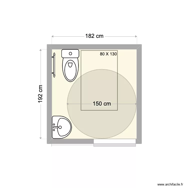 SANITAIRE CHAT GALAURE. Plan de SANITAIRE CHAT GALAURE. Plan de