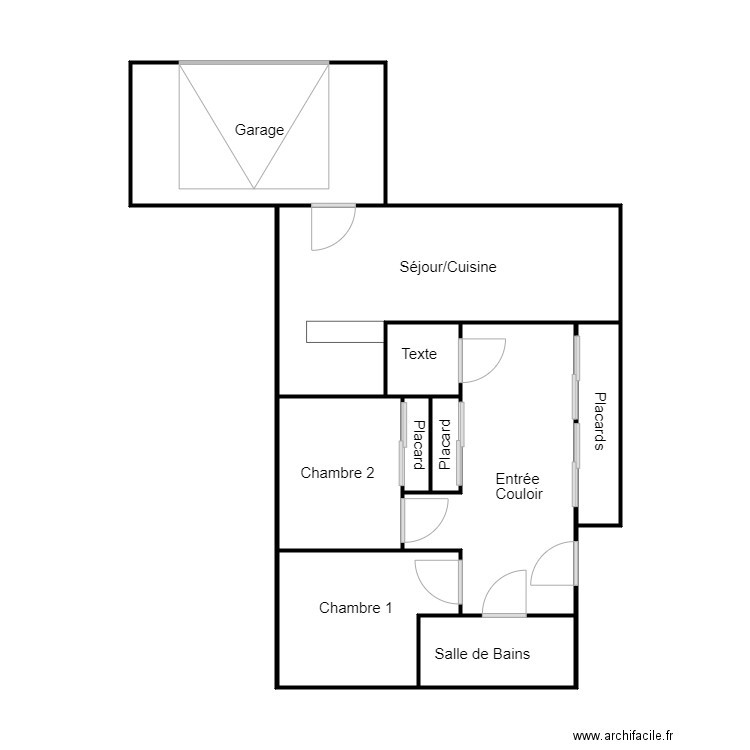 LAVIGNE BOUXIERE. Plan de 0 pièce et 0 m2